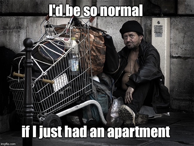 I'd be so normal if I just had an apartment | made w/ Imgflip meme maker