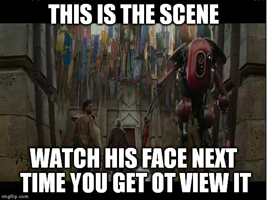 THIS IS THE SCENE WATCH HIS FACE NEXT TIME YOU GET OT VIEW IT | made w/ Imgflip meme maker