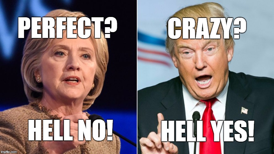 CRAZY? PERFECT? HELL YES! HELL NO! | made w/ Imgflip meme maker