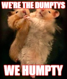 WE'RE THE DUMPTYS WE HUMPTY | made w/ Imgflip meme maker