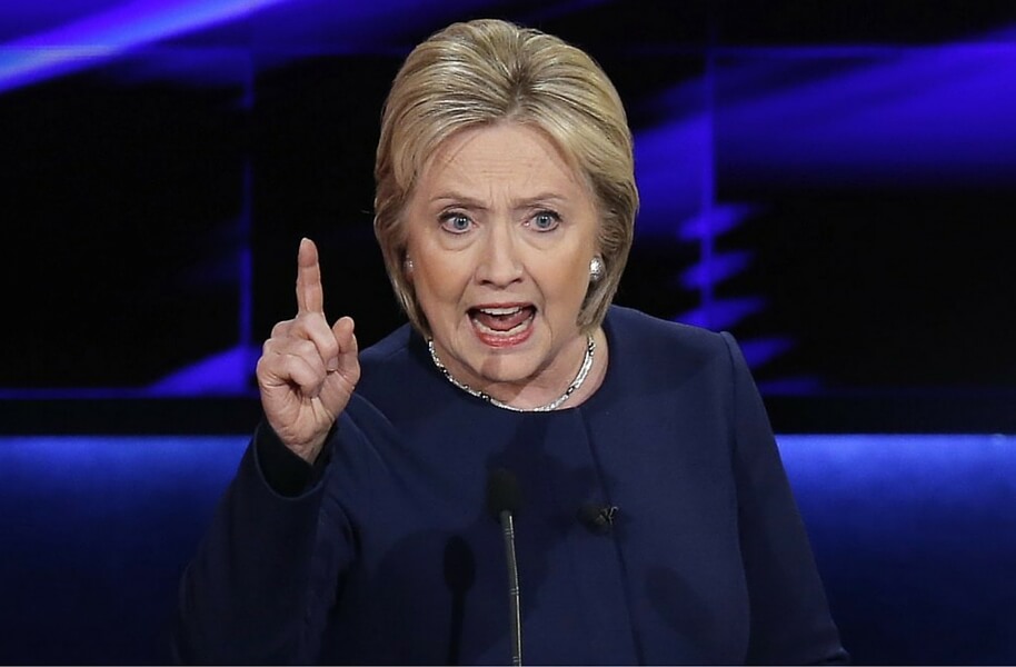 High Quality Angry Hillary Blank Meme Template