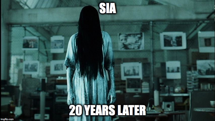 Samara | SIA; 20 YEARS LATER | image tagged in samara | made w/ Imgflip meme maker