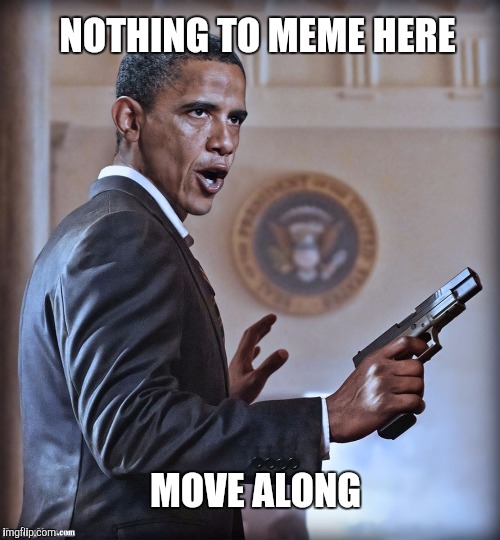 Just a few more months ... | NOTHING TO MEME HERE; MOVE ALONG | image tagged in barack obama | made w/ Imgflip meme maker