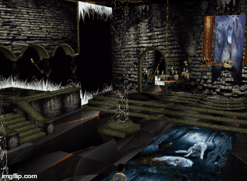 Medieval wolf room | image tagged in gifs | made w/ Imgflip images-to-gif maker