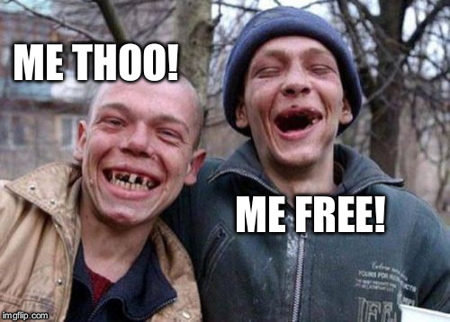 ME THOO! ME FREE! | made w/ Imgflip meme maker