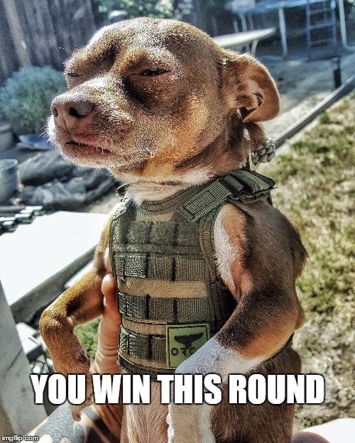 YOU WIN THIS ROUND | made w/ Imgflip meme maker