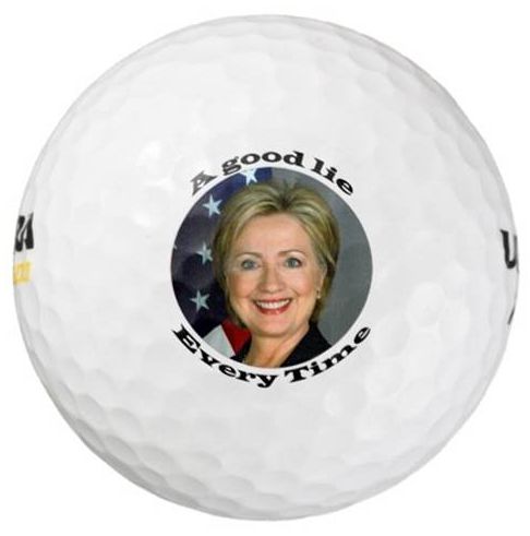 High Quality Hillary Golf Ball Blank Meme Template