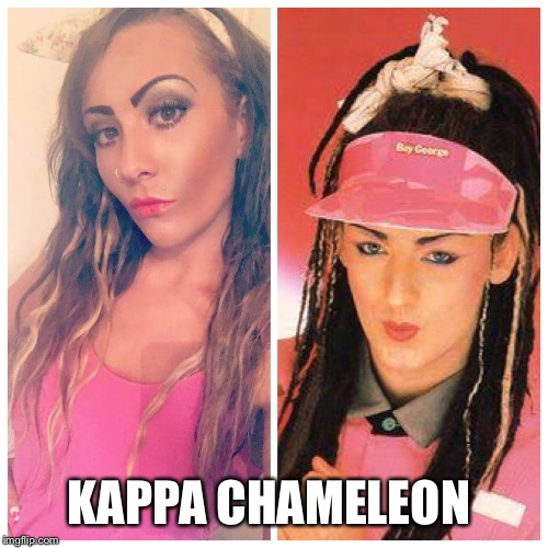 Kappa Chameleon  | KAPPA CHAMELEON | image tagged in kappa chameleon | made w/ Imgflip meme maker