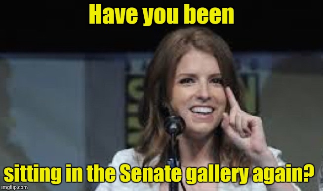 Condescending Anna | Have you been sitting in the Senate gallery again? | image tagged in condescending anna | made w/ Imgflip meme maker