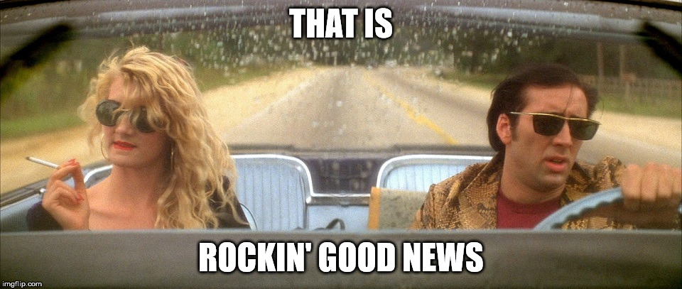THAT IS; ROCKIN' GOOD NEWS | made w/ Imgflip meme maker