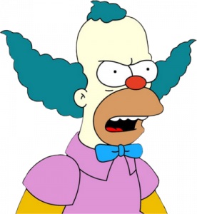 High Quality Krusty The Clown - Angry Blank Meme Template