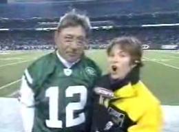 High Quality joe namath suzy kolber Blank Meme Template