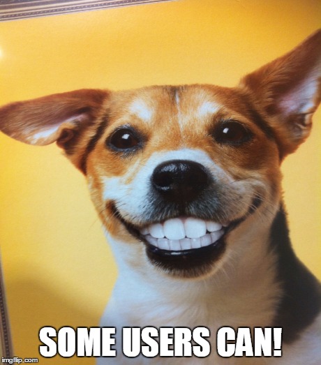 SOME USERS CAN! | made w/ Imgflip meme maker