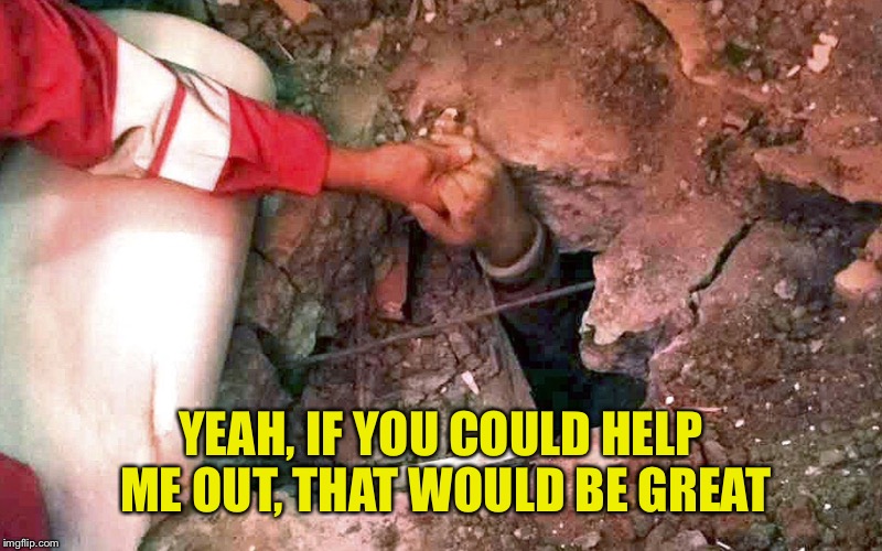 YEAH, IF YOU COULD HELP ME OUT, THAT WOULD BE GREAT | made w/ Imgflip meme maker