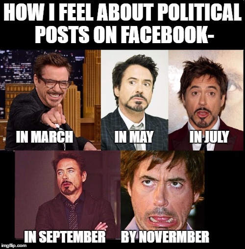 Political Facebook - Imgflip