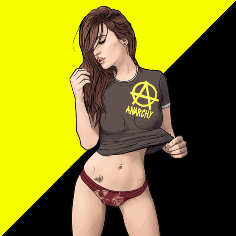 High Quality ancap girl Blank Meme Template