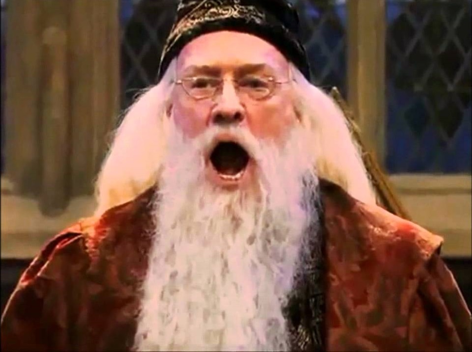 High Quality Angry Dumbledore Blank Meme Template