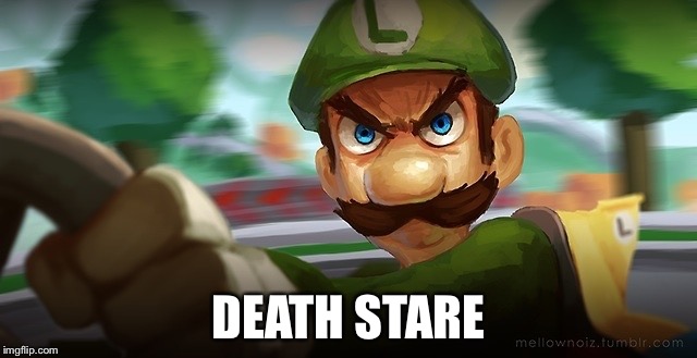 DEATH STARE | image tagged in death stare | made w/ Imgflip meme maker
