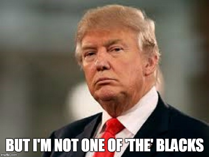 BUT I'M NOT ONE OF 'THE' BLACKS | made w/ Imgflip meme maker