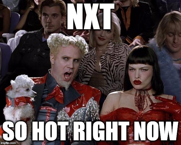 NXT; SO HOT RIGHT NOW | made w/ Imgflip meme maker