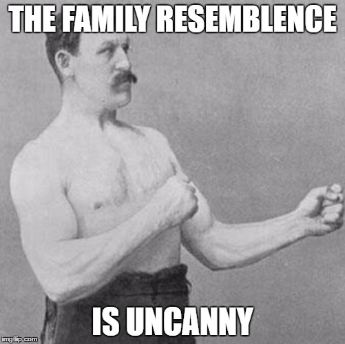 THE FAMILY RESEMBLENCE IS UNCANNY | made w/ Imgflip meme maker
