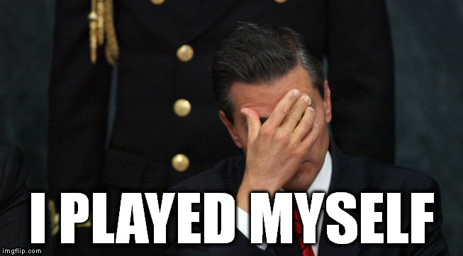 Trump Visit | I PLAYED MYSELF | image tagged in enrique pena nieto,congratulations you played yourself,mexico,pena nieto,donald trump | made w/ Imgflip meme maker