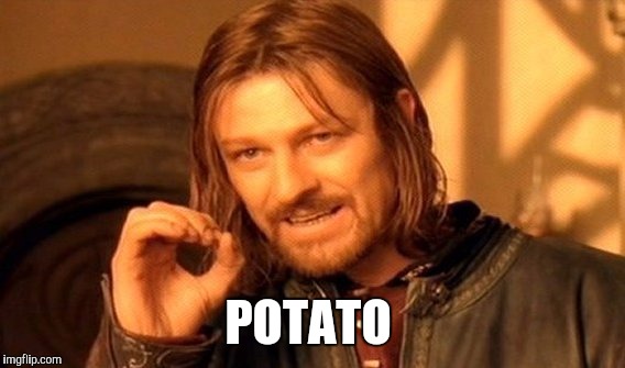 One Does Not Simply Meme | POTATO | image tagged in memes,one does not simply | made w/ Imgflip meme maker
