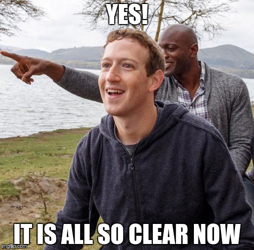 YES! IT IS ALL SO CLEAR NOW | image tagged in wtfmark | made w/ Imgflip meme maker