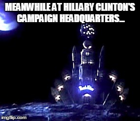 MEANWHILE AT HILLARY CLINTON'S CAMPAIGN HEADQUARTERS... | image tagged in rita's palace,hillary clinton | made w/ Imgflip meme maker