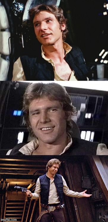 Bad pun Han Solo Blank Meme Template