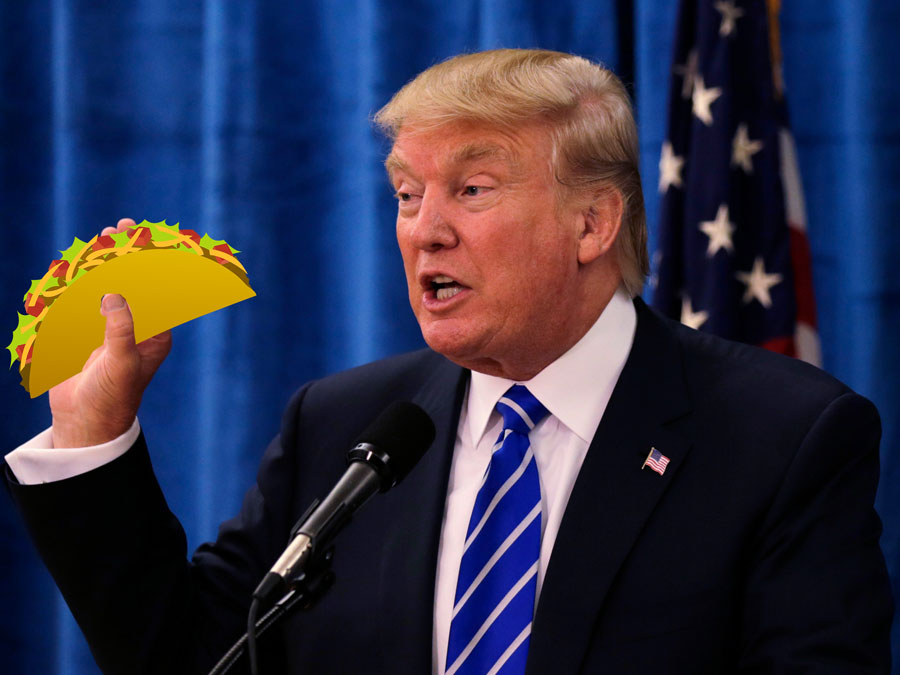 Trump Taco Blank Meme Template