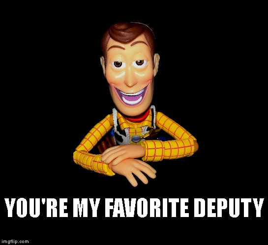 YOU'RE MY FAVORITE DEPUTY | image tagged in hentai woody,you're my favorite deputy,toy story,disney,pixar | made w/ Imgflip meme maker