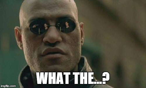 Matrix Morpheus Meme | WHAT THE...? | image tagged in memes,matrix morpheus | made w/ Imgflip meme maker