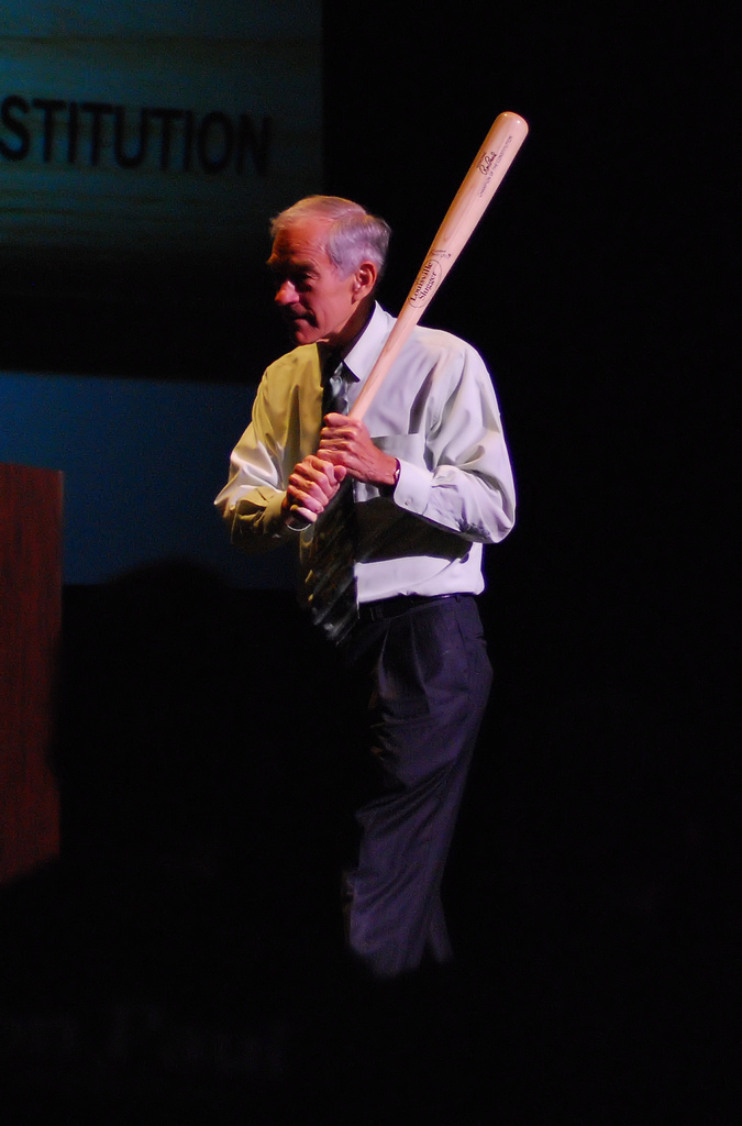 Ron Paul bat Blank Meme Template