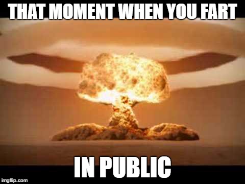 THAT MOMENT WHEN YOU FART; IN PUBLIC | image tagged in fart jokes | made w/ Imgflip meme maker