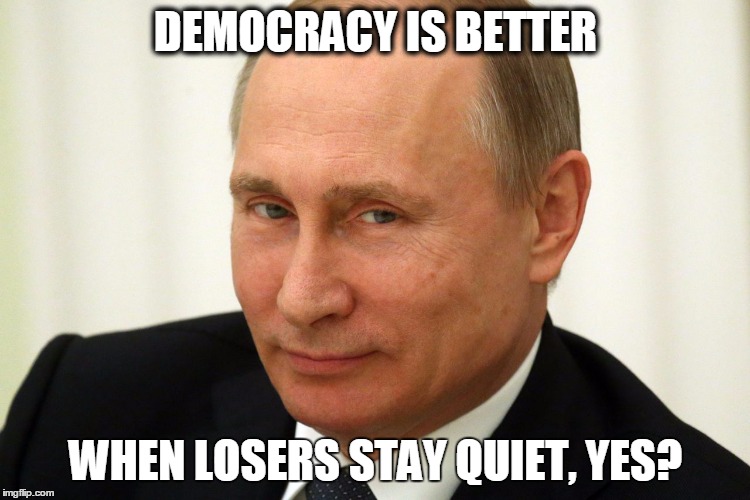 DEMOCRACY IS BETTER; WHEN LOSERS STAY QUIET, YES? | image tagged in political meme,brexit | made w/ Imgflip meme maker