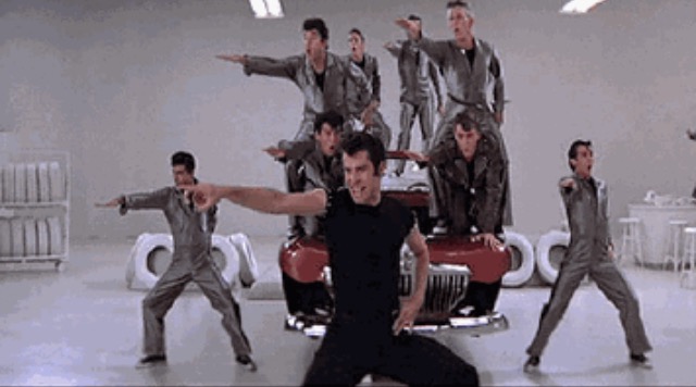 Grease lightning Blank Meme Template