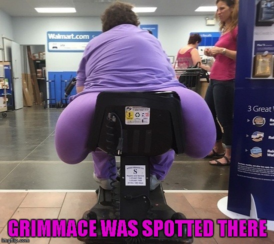 GRIMMACE WAS SPOTTED THERE | made w/ Imgflip meme maker