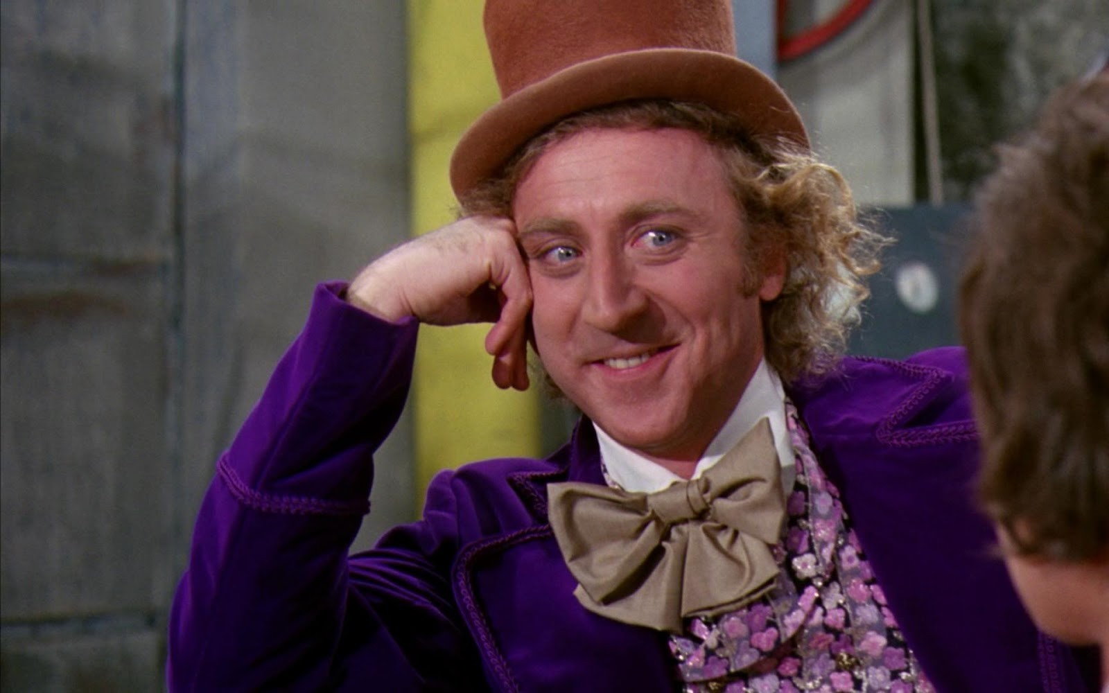 High Quality Creepy Condescending Wonka In The Eyes High Resolution Blank Meme Template