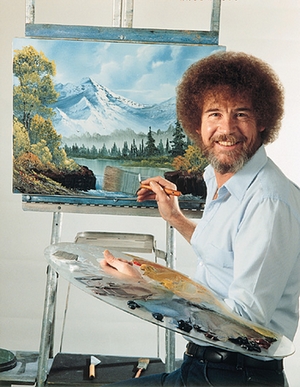 Bob Ross Blank Meme Template