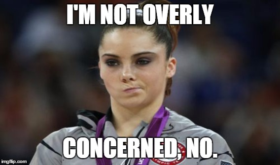 I'M NOT OVERLY CONCERNED, NO. | made w/ Imgflip meme maker