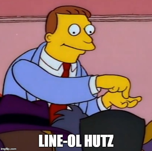 LINE-OL HUTZ | made w/ Imgflip meme maker