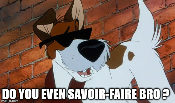 DO YOU EVEN SAVOIR-FAIRE BRO ? | image tagged in disney | made w/ Imgflip meme maker