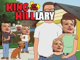 King of the Hillary(looks bad due to simple editing) | LARY | image tagged in hillary,trump,2016,meme,elections | made w/ Imgflip meme maker