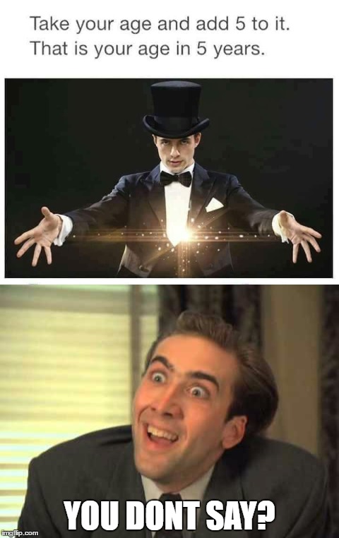 i found the first image on facebook | YOU DONT SAY? | image tagged in nicholas cage,memes,other | made w/ Imgflip meme maker