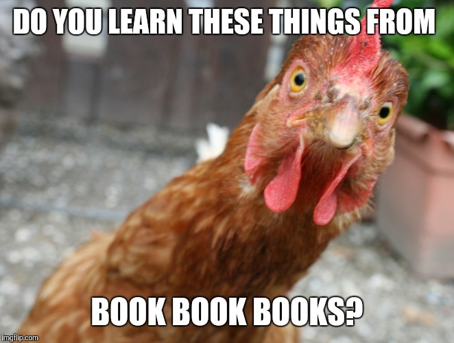 DO YOU LEARN THESE THINGS FROM BOOK BOOK BOOKS? | made w/ Imgflip meme maker