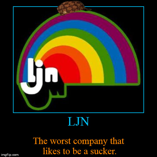 LJN is a Loser | image tagged in funny,demotivationals,ljn,avgn | made w/ Imgflip demotivational maker