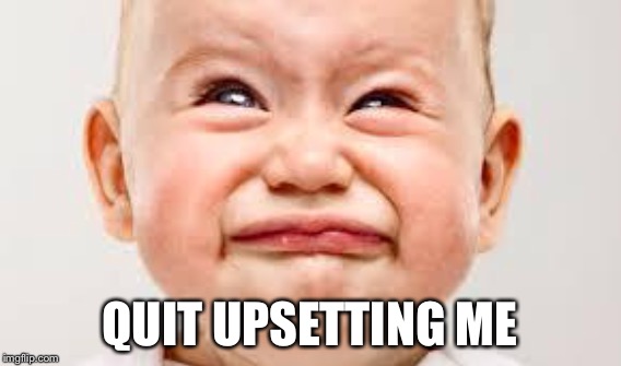 QUIT UPSETTING ME | made w/ Imgflip meme maker