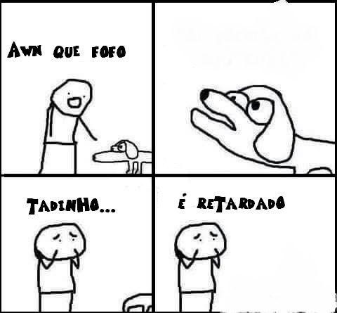 Tadinho Retardado Blank Meme Template