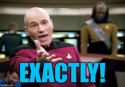Picard Wtf Meme | EXACTLY! | image tagged in memes,picard wtf | made w/ Imgflip meme maker